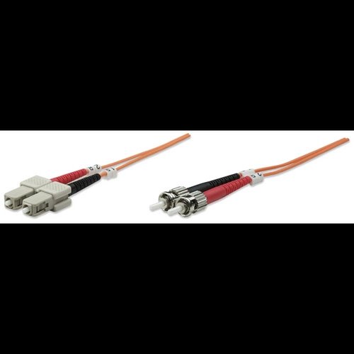 Patchcord INTELLINET ST/UPC-SC/UPC Dúplex Multi Mode 5 m