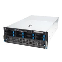 Platforma deservidor ASUS 4U ESC8000A-E12-SKU3/1G/3kW(2+2)/1PCIe/2NVMe/OCP 90SF02H3-M000N0 AMD x 2 DDR5 x 24 9 x 2.5" SATA/NVME PSU 2+2