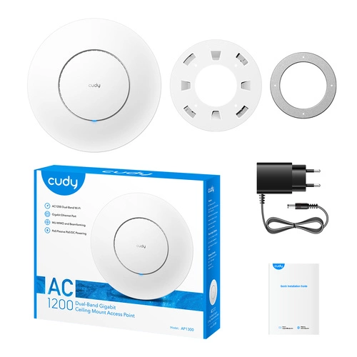Access Point (Punto de acceso) Cudy AP1300 2.4 GHz | 5 GHz 867 Mbps 802.11 a/b/g/n/ac