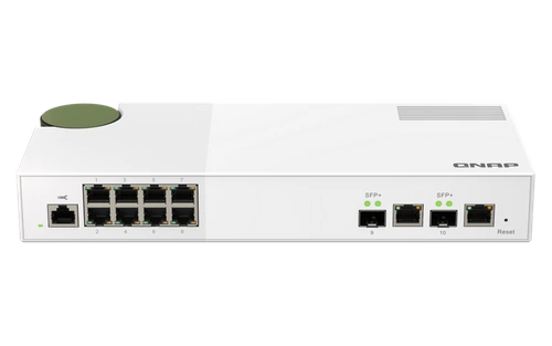 Conmutador QNAP QSW-M2108-2C 8x 2.5Gb 2x RJ-45/SFP+