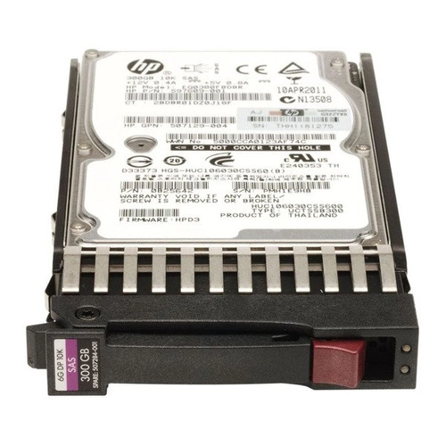 Disco duro dedicado a HP servidor 2.5'' capacidad 300GB 10000RPM HDD SAS 6Gb/s 507284-001 | 507119-002 | 507127-B21 | REFURBISHED