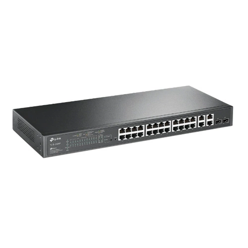 Conmutador TP-LINK TL-SL2428P 26x 100Mb 2x RJ-45/SFP 250 W PoE+