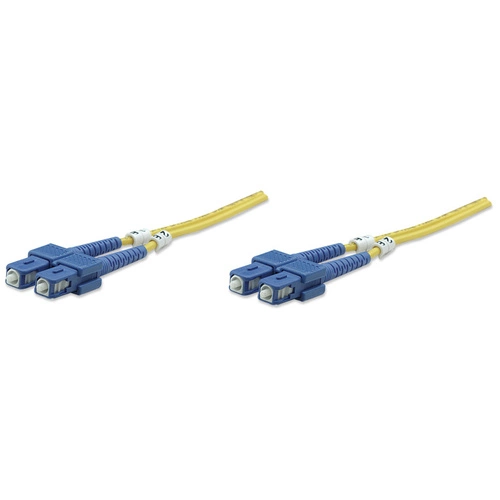 Patchcord INTELLINET SC/UPC-SC/UPC Dúplex Single Mode 5 m