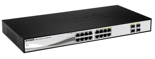 Conmutador D-Link DGS-1210-16 12x 1Gb 4x RJ-45/SFP
