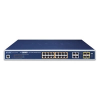Conmutador Planet WGSW-20160HP 16x 1Gb 4x SFP 220 W PoE+