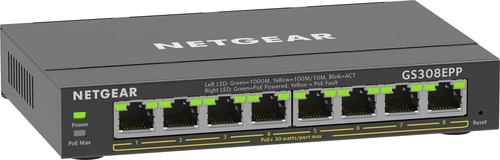 Conmutador Netgear GS308EPP-100PES 8x 1Gb 123 W PoE+