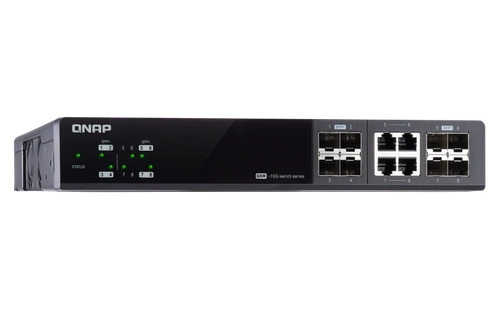 Conmutador QNAP QSW-M804-4C 1x 1Gb 4x SFP+ 4x RJ-45/SFP+