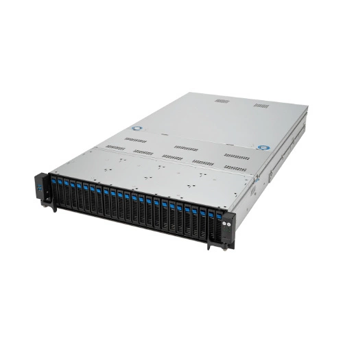 Platforma deservidor ASUS 2U RS720A-E12-RS24U/10G/2.6kW/24NVMe/OCP 90SF02E1-M006D0 AMD x 2 DDR5 x 24 24 x 2.5" SATA/SAS/NVME PSU 1+1