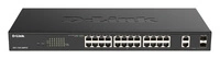 Conmutador D-Link DGS-1100-26MPV2/E 24x 1Gb 2x RJ-45/SFP 370 W PoE+
