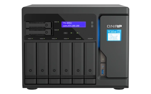 Servidor NAS QNAP TS-855X-8G 8x SSD | HDD SATA 8GB RAM