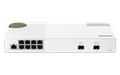 Conmutador QNAP QSW-M2108-2S 8x 2.5Gb 2x SFP+