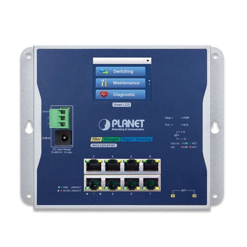 Conmutador Planet WGS-5225-8T2SV 8x 1Gb 2x SFP