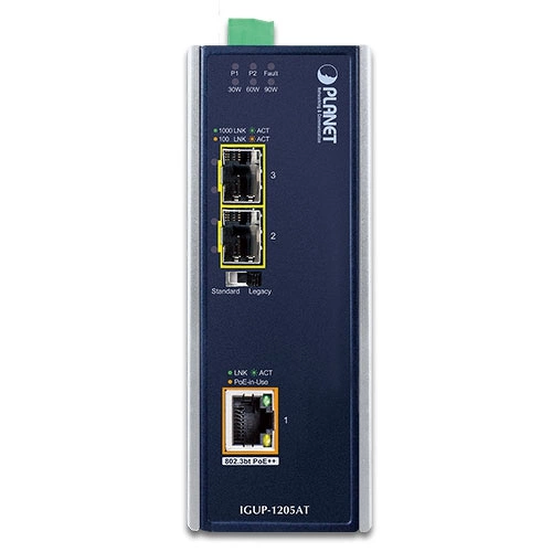 Convertidor de medios Planet IGUP-1205AT 2x SFP 1x RJ-45