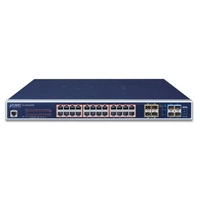 Conmutador Planet GS-5220-24PL4XR 16x 1Gb 4x RJ-45/SFP+ 600 W PoE+