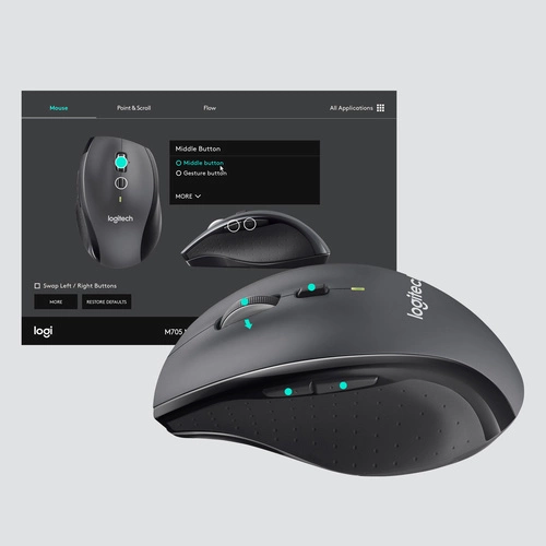 Inalámbrico ratón Logitech Customizable Mouse M705 910-006034