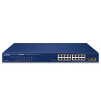Conmutador Planet GSW-1820HP 16x 1Gb 2x SFP 240 W PoE+