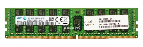 Memoria RAM 1x 32GB Samsung ECC REGISTERED DDR4 2Rx4 2133MHz PC4-17000 RDIMM | M393A4K40BB0-CPB