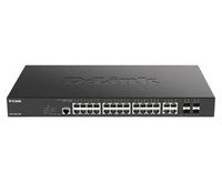 Conmutador D-Link DGS-2000-28P 24x 1Gb 4x RJ-45/SFP 193 W PoE+