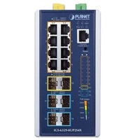 Conmutador Planet IGS-6329-8UP2S4X 8x 1Gb 2x SFP | 4x SFP+ 360 W PoE++