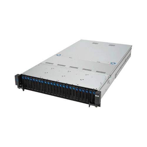 Platforma deservidor ASUS 2U RS520A-E12-RS24U/1G/1.6kW/16NVMe/FAN/RH/OCP/GPU 90SF02G1-M00350 AMD x 1 DDR5 x 24 24+2 x 2.5" SATA/SAS/NVME PSU 1+1
