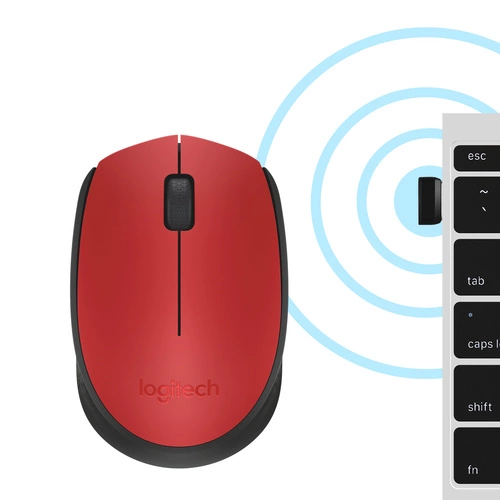 Inalámbrico ratón Logitech M171 Red-K 910-004641