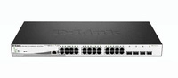 Conmutador D-Link DGS-1210-28MP/E 24x 1Gb 4x RJ-45/SFP 370 W PoE+
