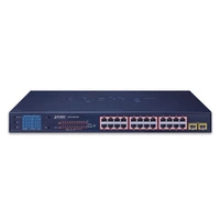 Conmutador Planet GSW-2620VHP 24x 1Gb 2x SFP 300 W PoE+