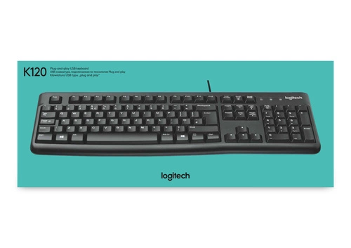 Teclado Cableado Logitech Keyboard K120 for Business QWERTY
