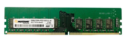 Memoria RAM 1x 16GB Mustang ECC UNBUFFERED DDR4 2Rx8 2666MHz PC4-21300 UDIMM | M92G72261908NDT-S
