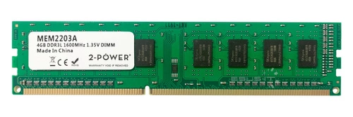Memoria RAM 1x 4GB 2-POWER NON-ECC UNBUFFERED DDR3 1600MHz PC3-12800 UDIMM | MEM2203A