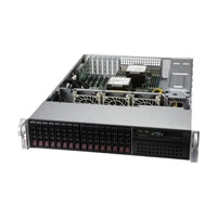 Platforma deservidor Supermicro 2U 220P-C9RT SYS-220P-C9RT Intel x 2 DDR4 x 16 16 x 2.5" SATA/SAS/NVME PSU 1+0