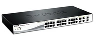 Conmutador D-Link DGS-1210-28P 24x 1Gb 4x RJ-45/SFP 193 W PoE+