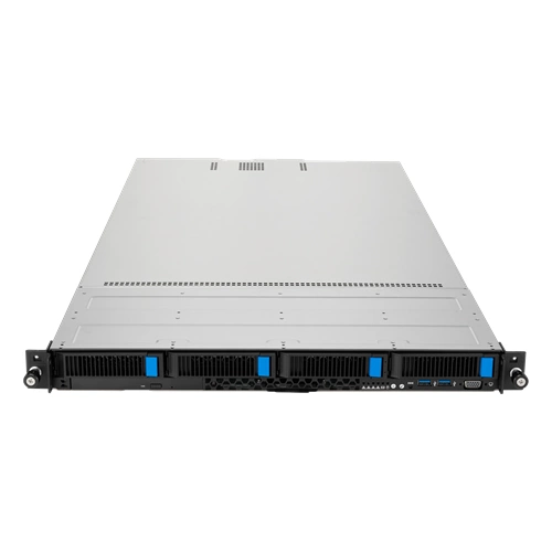 Platforma deservidor ASUS 1U RS700A-E12-RS4U/10G/2.6kW/4NVMe/GPU 90SF02D1-M00910 AMD x 2 DDR5 x 24 4 x 3.5" NVME/SATA/SAS PSU 1+1