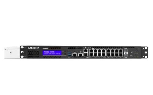 Conmutador QNAP QGD-1602P-C3558-8G 8x 1Gb | 8x 2.5Gb 2x SFP+ 370 W PoE+/PoE++