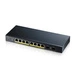Conmutador Zyxel GS1900-10HP-EU0102F 8x 1Gb 2x SFP 77W PoE+