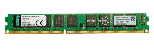 Memoria RAM 1x 8GB Kingston ECC UNBUFFERED DDR3 2Rx8 1333MHz PC3-10600 UDIMM | KVR13E9L/8