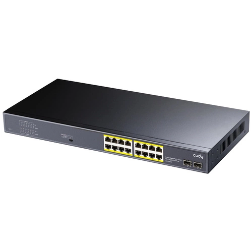 Conmutador Cudy 16x 1Gb 2x SFP 200 W PoE+