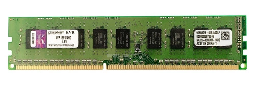 Memoria RAM 1x 4GB Kingston ECC UNBUFFERED DDR3 1333MHz PC3-10600 UDIMM | KVR13E9/4HC