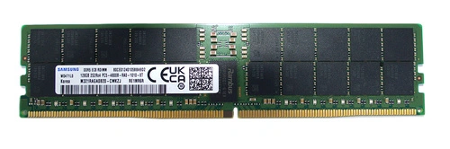 Memoria RAM 1x 128GB Samsung ECC REGISTERED DDR5 4Rx4 4800MHz PC5-38400 RDIMM | M321RAGA0B20-CWK