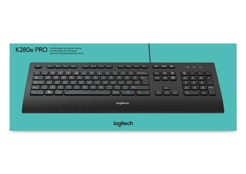 Teclado Cableado Logitech K280E Pro f/ Business QWERTY