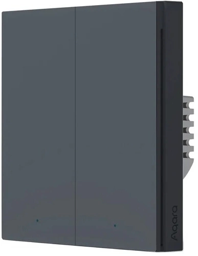 Interruptor inteligente Aqara Interruptor de pared inteligente H1 EU (con neutro) Gris | WS-EUK04-G