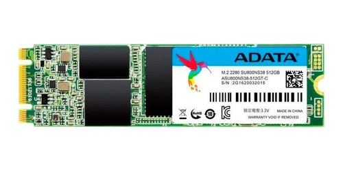 SSD ADATA SU800 512GB M.2 SATA 6Gbps | ASU800NS38-512GT-C