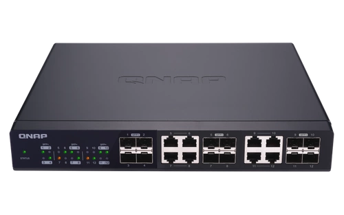 Switch QNAP QSW-1208-8C 8x RJ45/SFP+ Combo Ports 4x SFP+