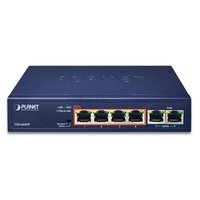 Conmutador Planet FSD-604HP 6x 100Mb 60 W PoE+