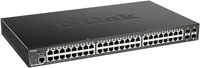 Conmutador D-Link DGS-1250-52XMP/E 48x 1Gb 4x SFP+ 370 W PoE+