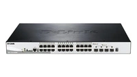Conmutador D-Link DGS-1510-28XMP 24x 1Gb 4x SFP+ 370 W PoE+