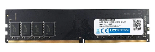 Memoria RAM 1x 8GB HYPERTEC NON-ECC UNBUFFERED DDR4 2400MHz PC4-19200 UDIMM | MEM192008GBD