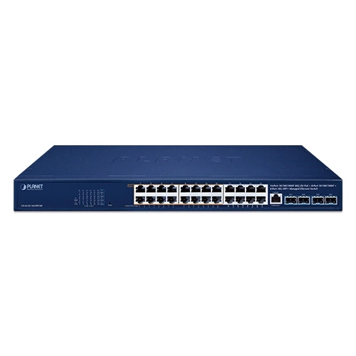 Conmutador Planet GS-4210-16UP8T4X 24x 1Gb 4x SFP+ 420 W PoE++