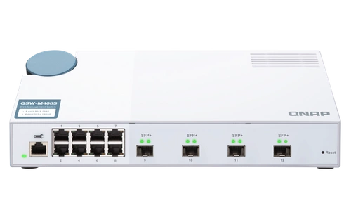 Conmutador QNAP QSW-M408S 8x 1Gb 4x SFP+