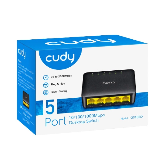 Conmutador Cudy GS105 5x 1Gb